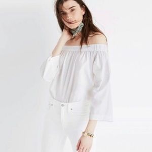 Madewell Off the Shoulder Swing Top